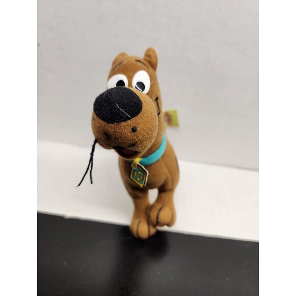 Scooby-Doo Plush Toy 6" Cartoon Network Brown Stuffed Animal With Blue Collar - Picture 8 of 8